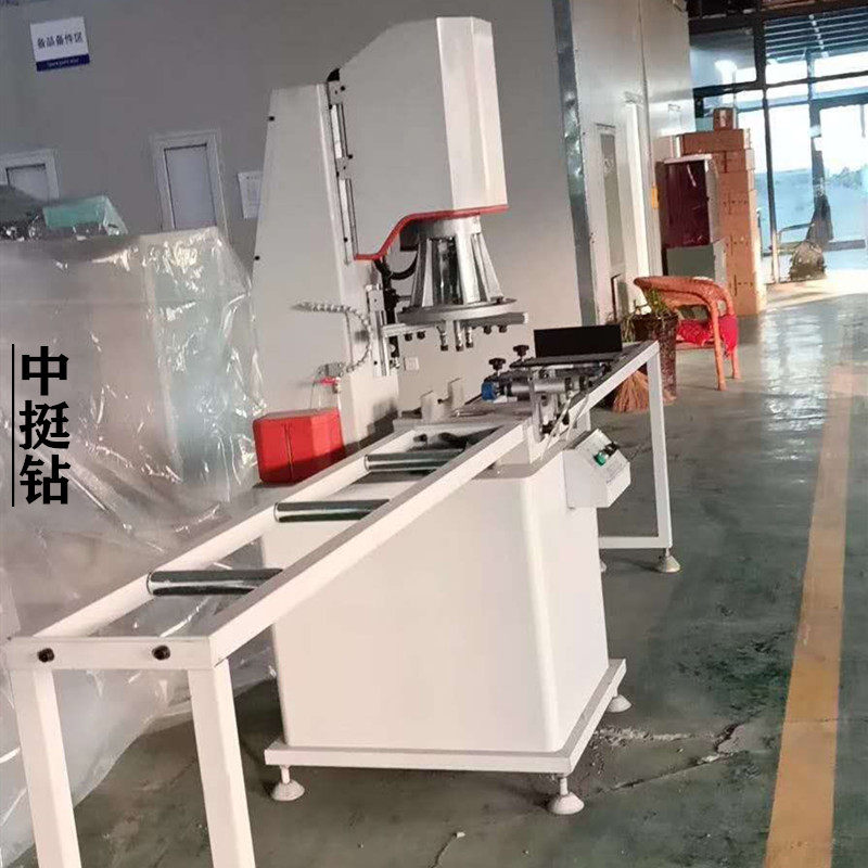 中挺钻断桥铝合金塑钢门窗中挺型边框材加工设备中挺型材加工机床