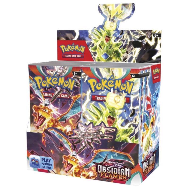 。PTCG英文卡牌宝可梦卡片Obsidian Flames补充包增强盲盒