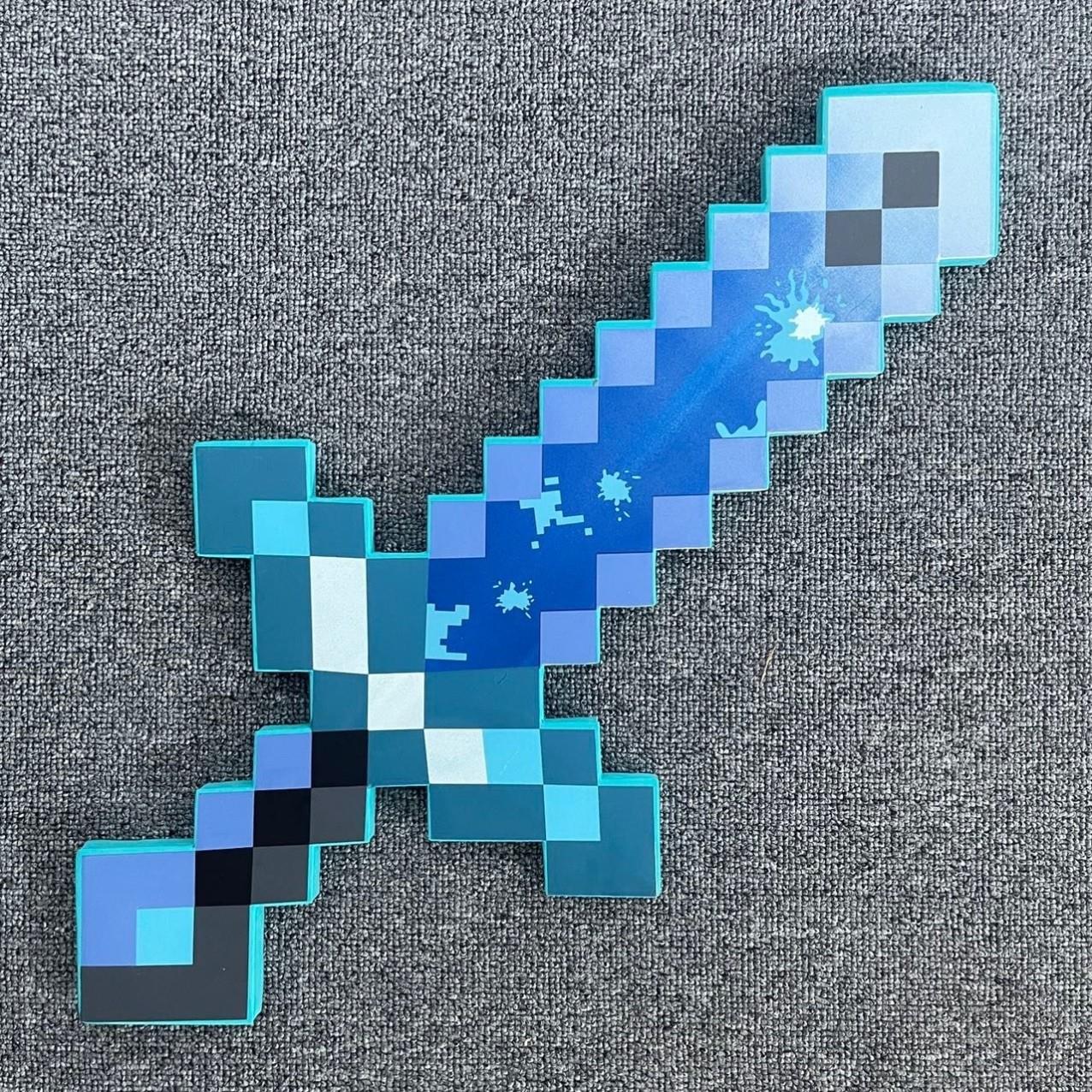 。我的世界Minecraft周边武器玩具无尽附魔剑钻石寰宇支配之剑模