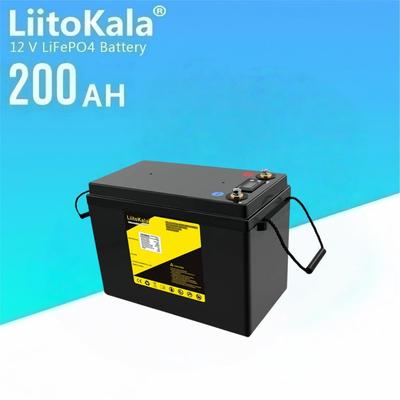 LiitoKala 12V200Ah 磷酸铁锂3000次循环房车露营高尔夫车电池