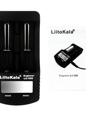 liitokala  Lii-300 18650/26650液晶充电器 电池容量测试/内阻