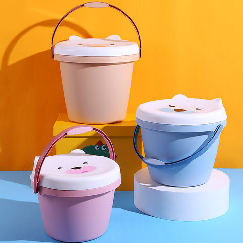 卡通多功能玩具零食杂物收纳桶筐