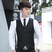 男士 新郎结婚礼服团西服马夹 春夏季 西装 马甲背心伴郎服兄弟装