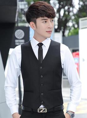 男士西装马甲背心伴郎服兄弟装春夏季新郎结婚礼服团西服马夹