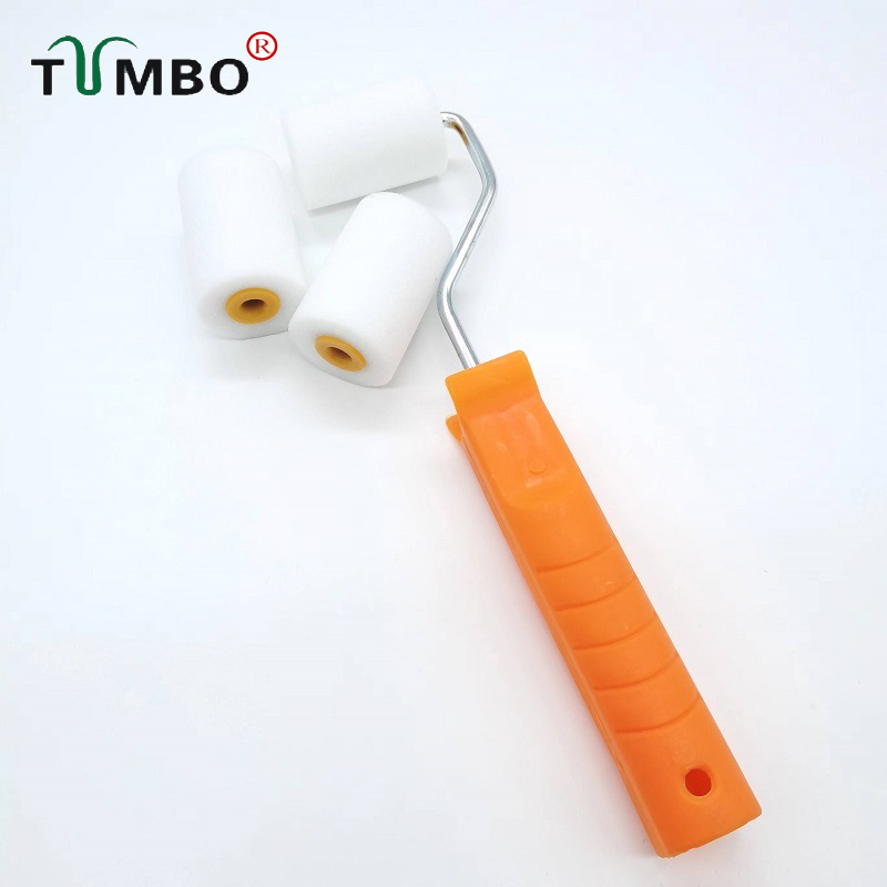 工厂直销2寸4寸水性海绵滚筒刷小滚芯修边刷墙补漆绘画涂刷工具