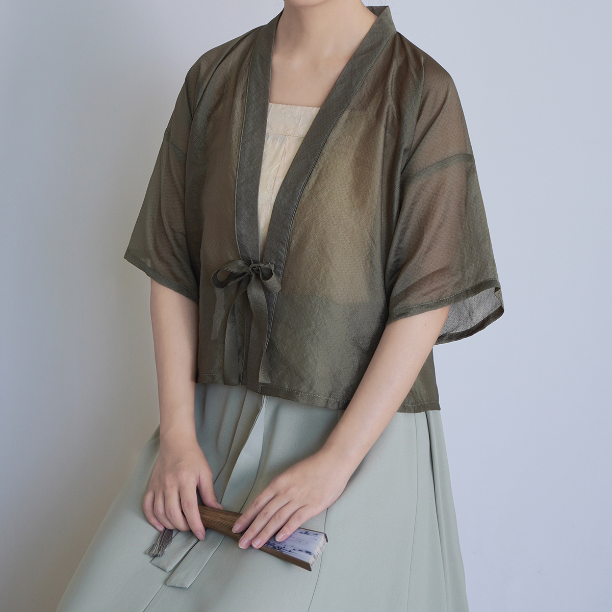 白菜现货武周唐背子汉服上衣