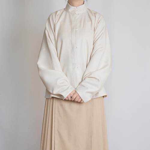 白菜现货明制立领对襟短衫