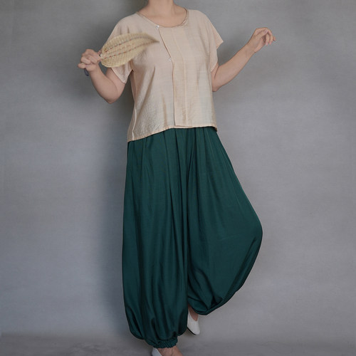 灯笼裤衬裤人棉日常夏季薄款