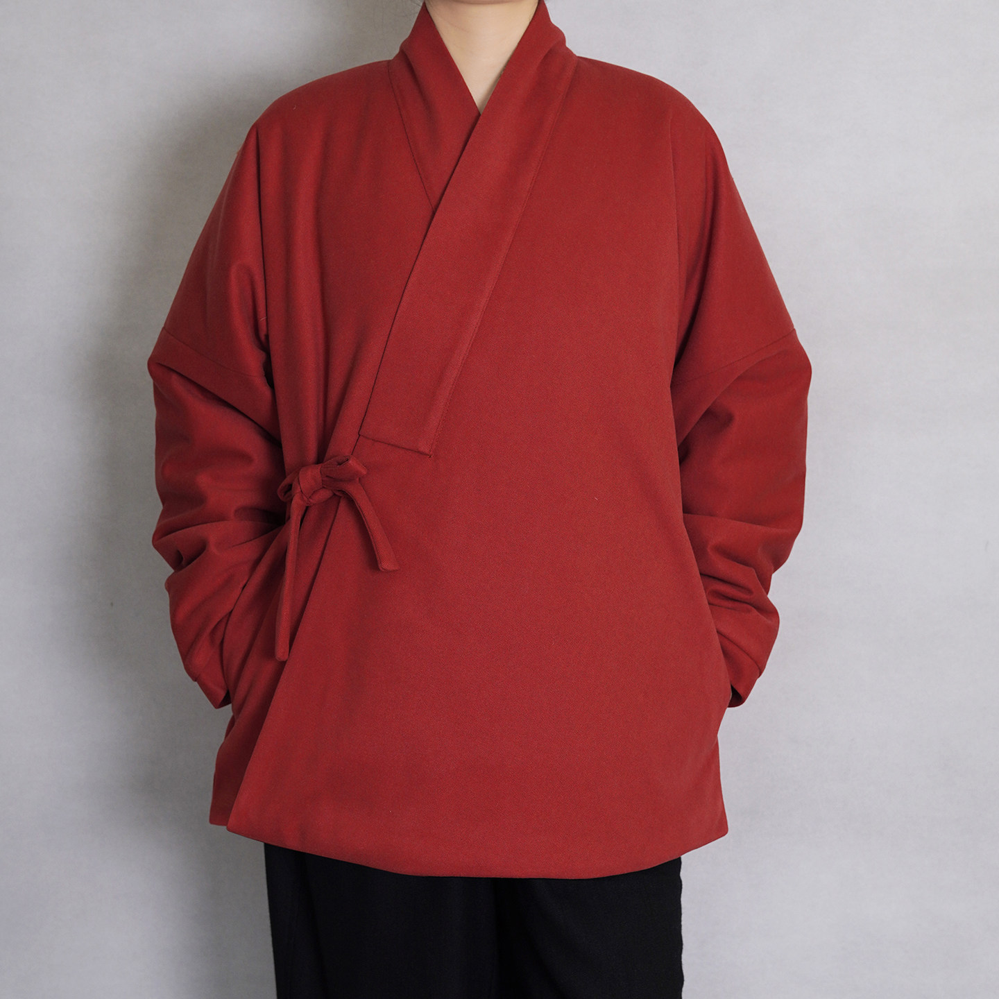 漫春雪汉服[暖洋洋]毛呢对穿交弓袋袖明制短袄 夹丝棉冬装男女,女装/女士精品,汉服上装,淘宝优惠券,粉丝福利购,淘宝优惠卷