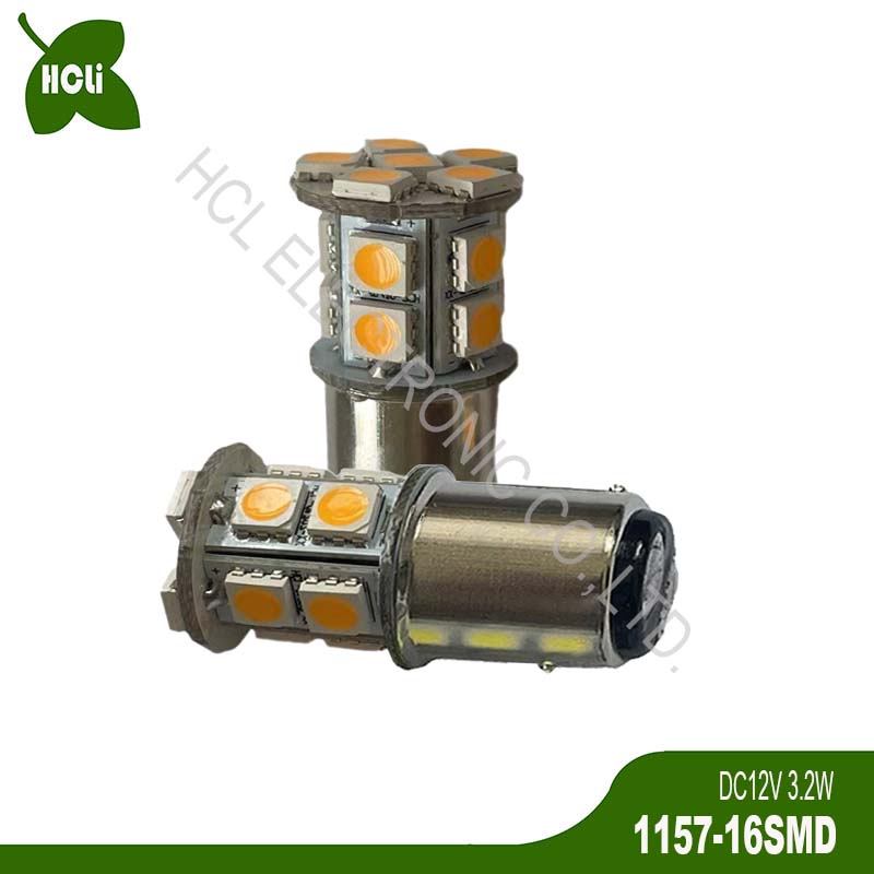 高品质 DC12V 3W BAY15D BAZ15D 1157 P21/5W PY21/5W LED刹车灯