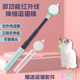 新品 猫咪玩具激光逗猫棒三段伸缩红外线逗猫可替换头猫玩具 鱼竿式