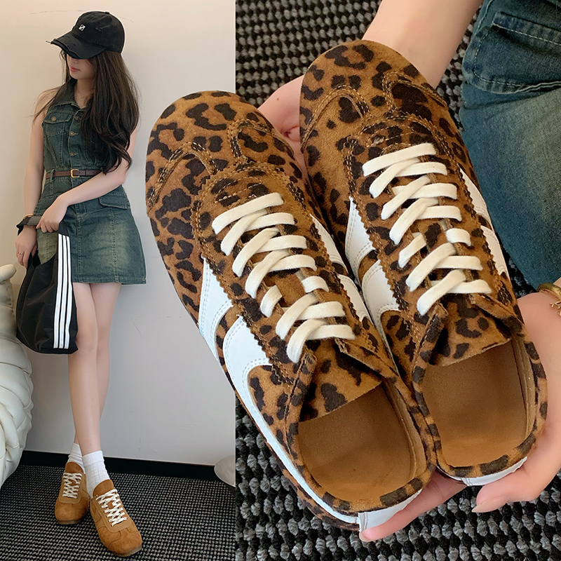 2025新款阿甘鞋潮款平底德训鞋夏季休闲鞋潮流百搭徒步舒适板鞋41