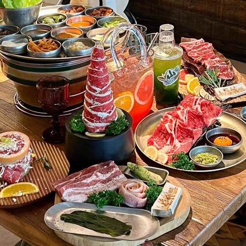 网红创意烤肉店山葵村同款餐具