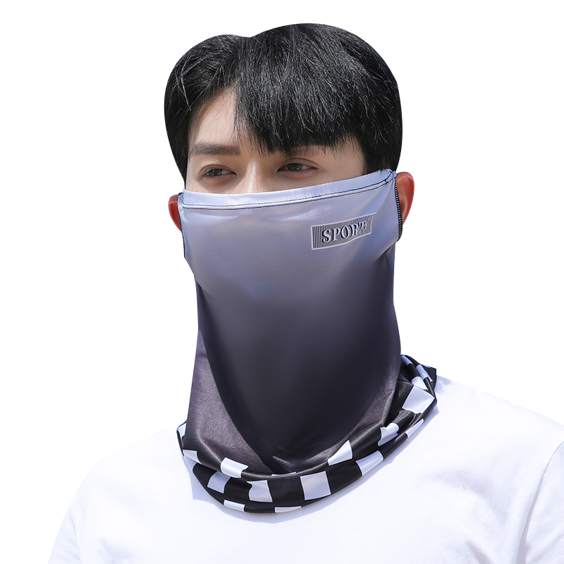 买一送一】防晒面罩男女冰丝头巾