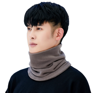 2025新款围脖男冬季保暖加绒加厚男士护颈脖套骑行摩托车护耳帽子