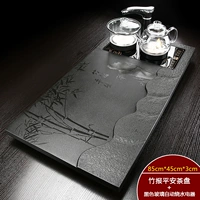 Черное стекло Wujin Shizhu сообщает о пинге на чайном диском 85x45