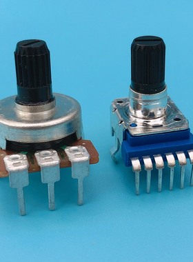 漫步者E2200电脑音箱音量电位器A103单排6脚 A10K低音3脚调节旋钮