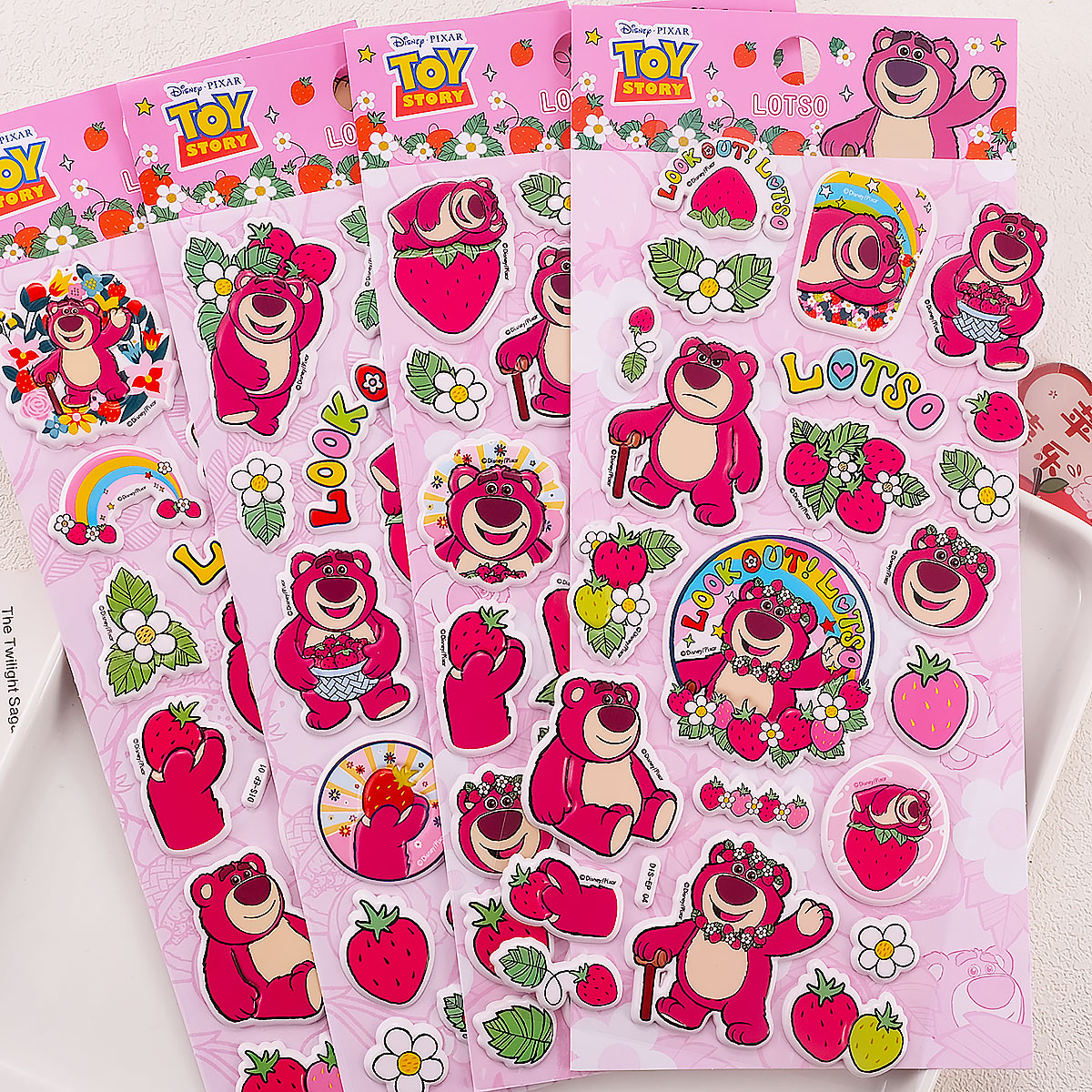 正版草莓熊儿童泡棉贴纸画