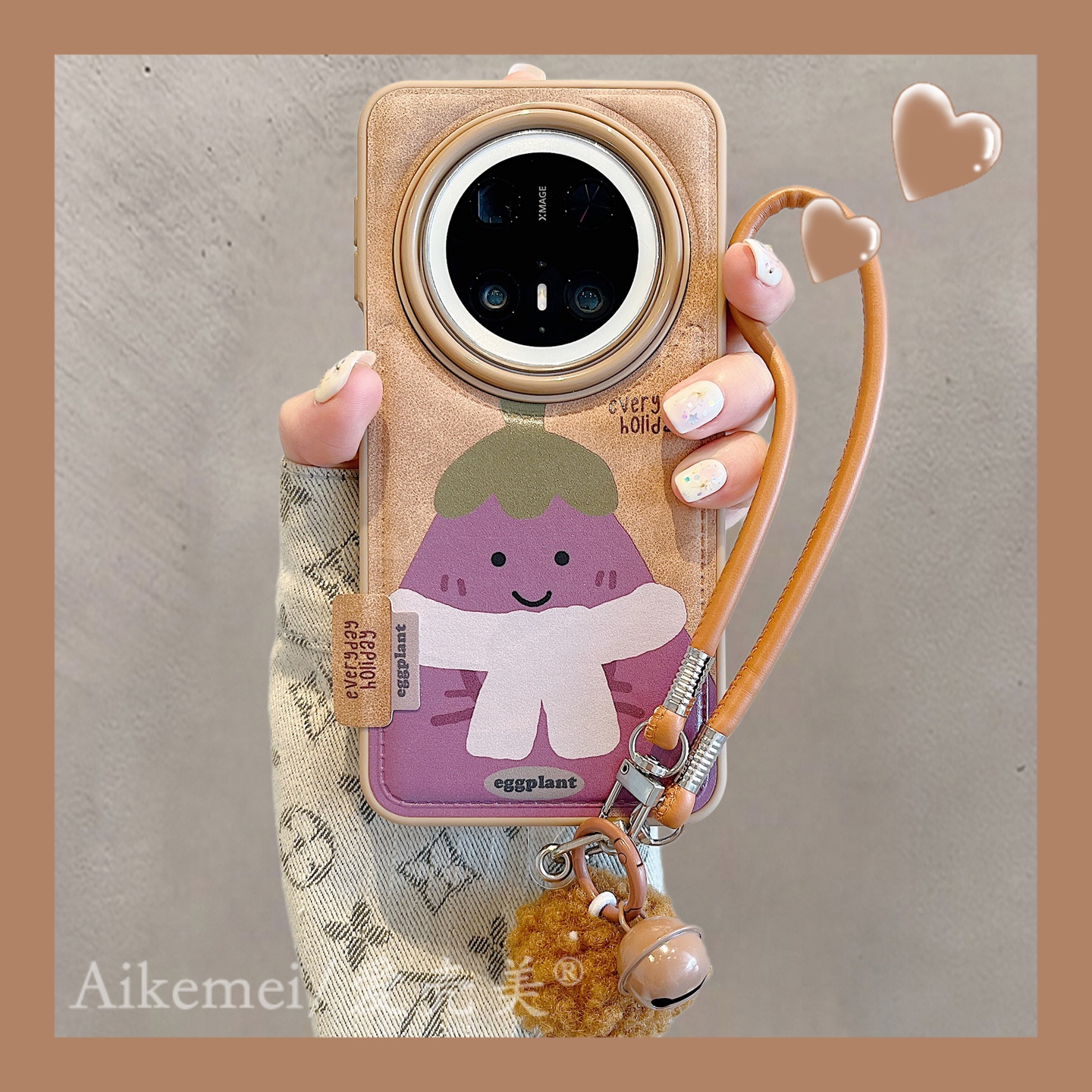 适用华为mate70pro+卡通手机壳女