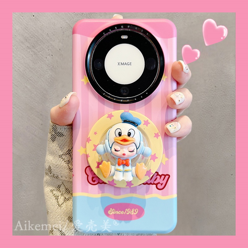 适用华为mate70pro+卡通手机壳女