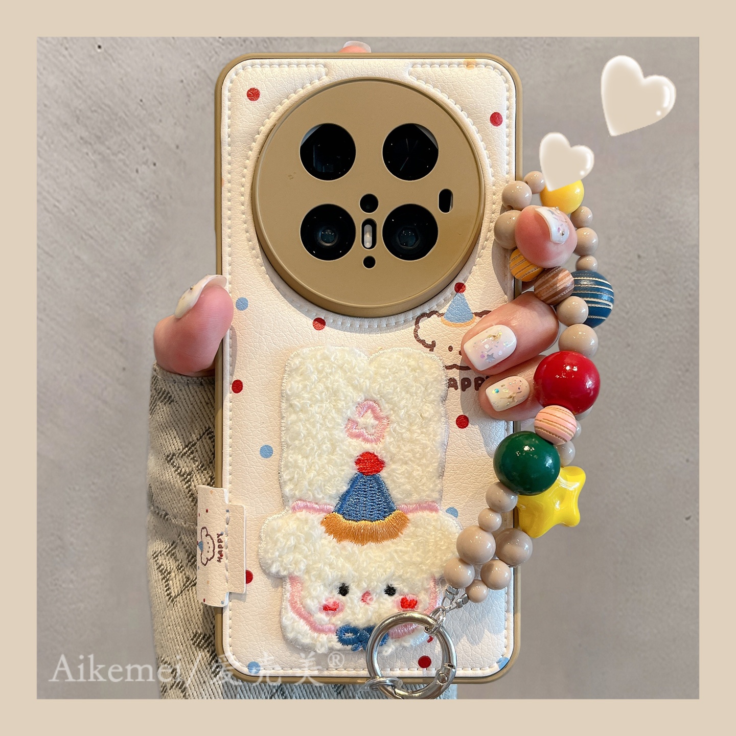 适用华为mate70pro+卡通手机壳女