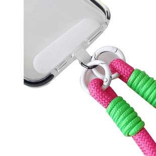 短款手机挂绳可手提防丢手绳挂手腕撞色高级感挂件腕带挂链加粗不勒手适用于手机壳通用贴片夹片挂饰链男女款