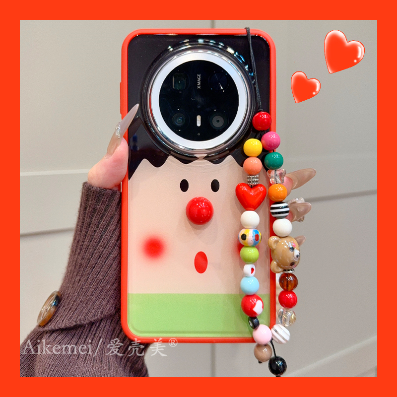 适用华为mate70pro+卡通手机壳女