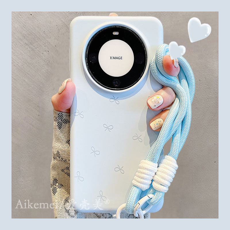 适用华为mate60pro+卡通手机壳女