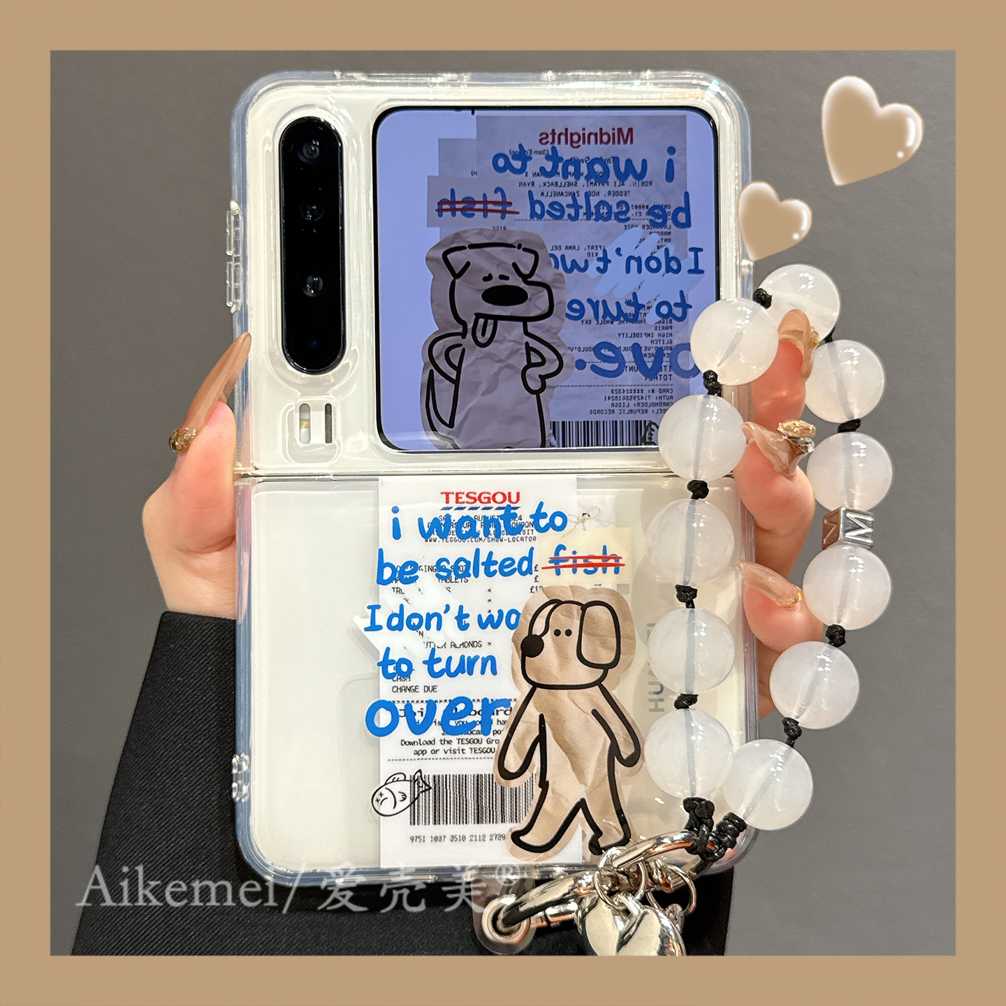 适用华为mateX6典藏版卡通手机壳