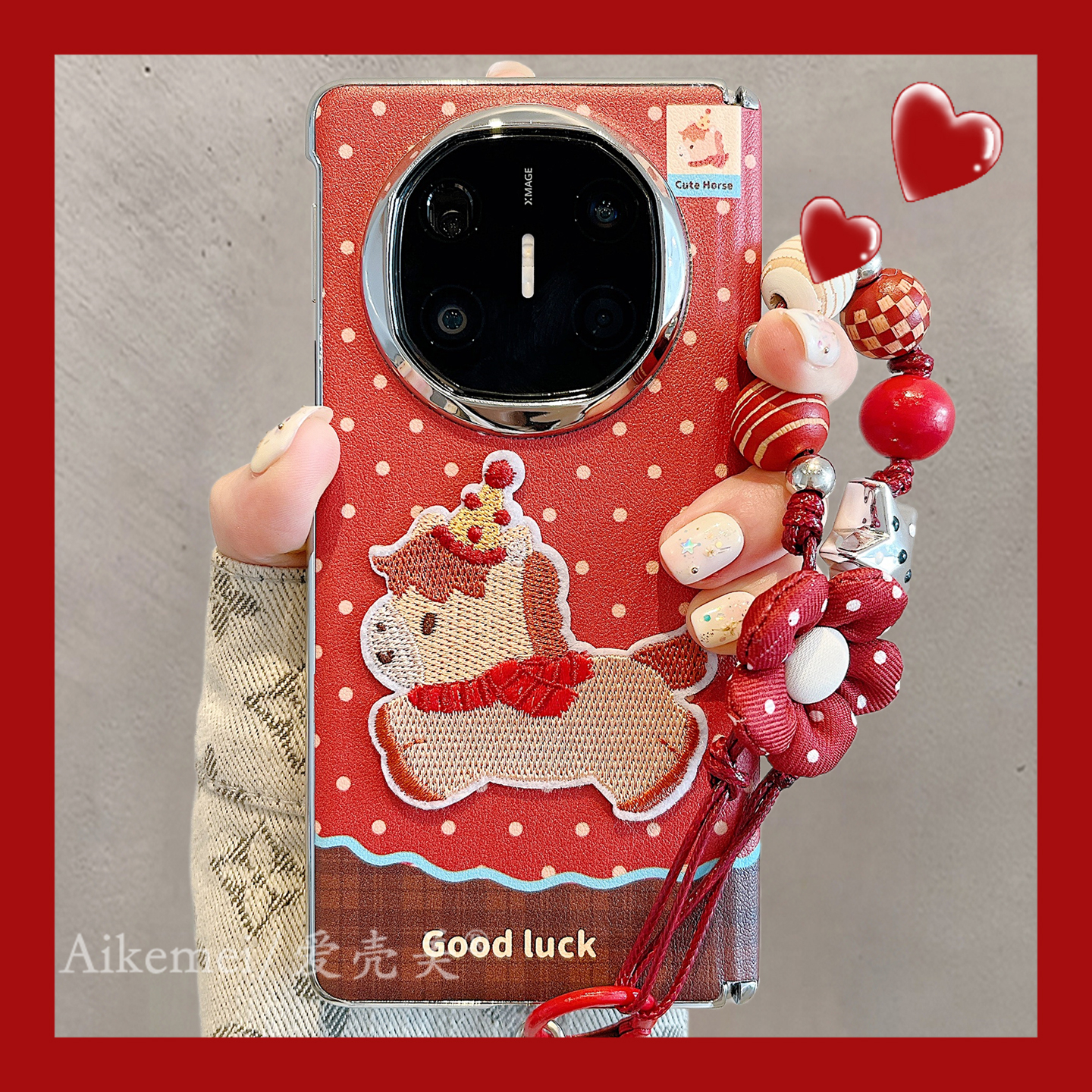 适用华为mateX6典藏版卡通手机壳