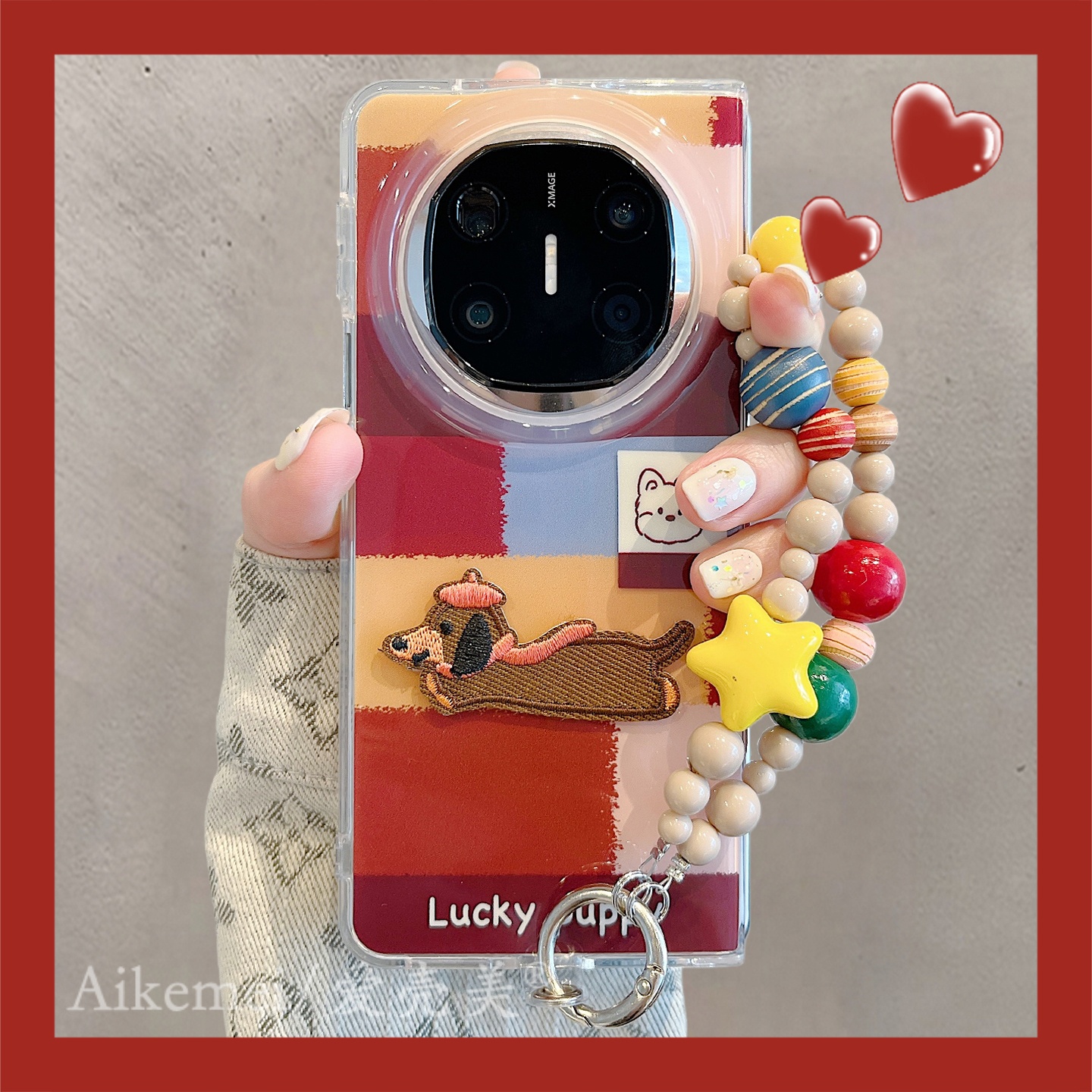 适用华为mateX6典藏版卡通手机壳