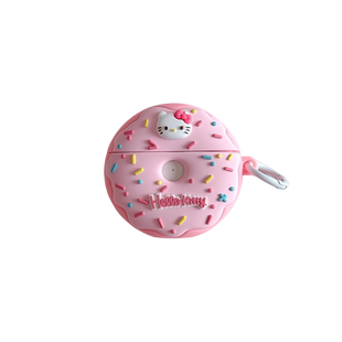 适用华为Freebuds5耳机壳粉色甜甜圈粉色小猫freebuds4e少女心freeclip蓝牙保护套freebudspro3硅胶pro2防摔