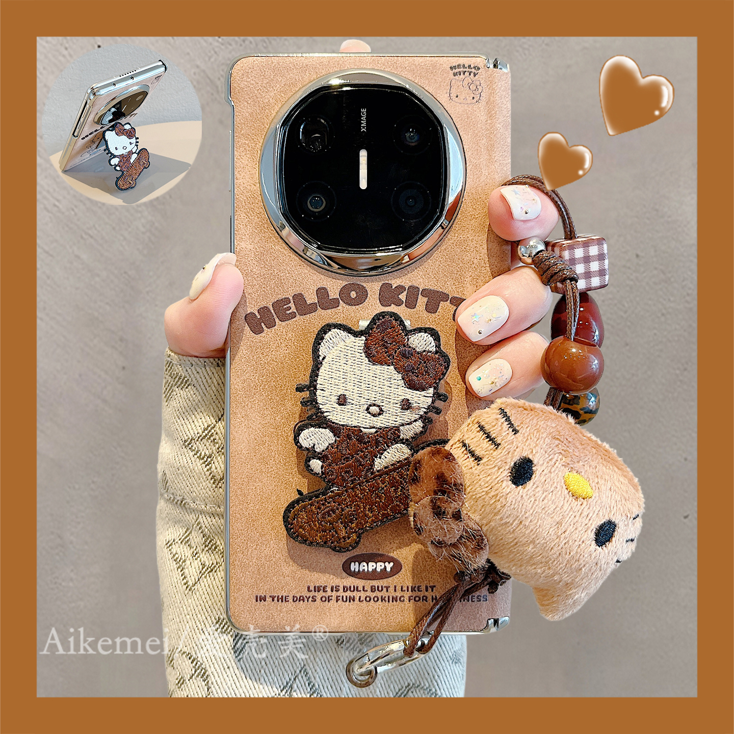 适用华为mateX6典藏版卡通手机壳