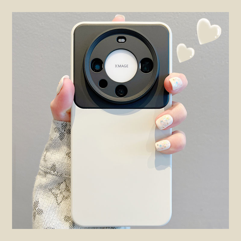 适用华为mate60pro简约手机壳女