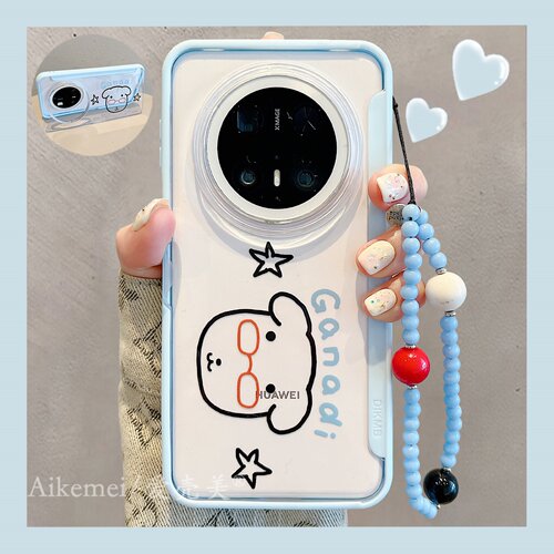 适用华为mate70pro+卡通手机壳女