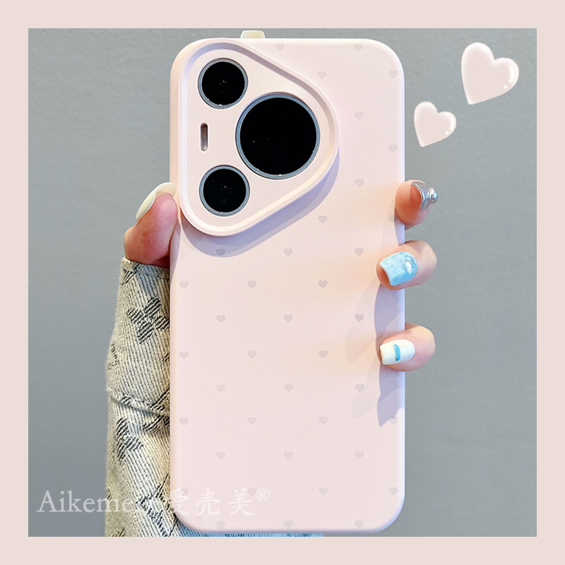 华为pura70pro硅胶纯色手机壳