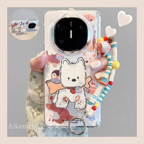 适用华为mateX6典藏版狗狗手机壳