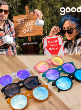 Goodr跑步眼镜CG太阳镜马拉松越野防滑防紫外线偏光墨镜个性时尚