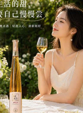 微醺黄金酒液冰酒领鹰冰葡萄酒威代尔冰白甜酒 375ml