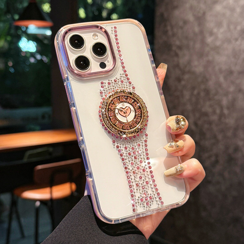适用苹果16超好看手机壳2025新款外壳女高级感iphone15promax手机套轻奢plus高颜值漂亮14带支架13女士透明12