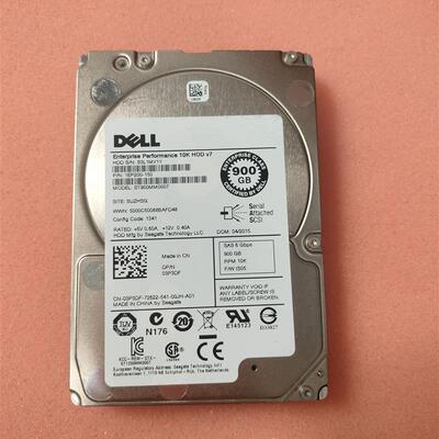 Dell戴尔ST900MM0007 03P3DF 10K 900G 2.5寸SAS服务器硬盘