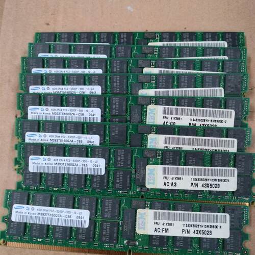 IBM 4GB PC2-5300P DDR2 667 ECC REG服务器内存41Y2851 43X5028