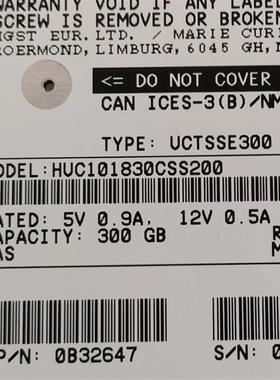 02350XED服务器存储硬盘 02350XED 300GB 10K RPM SAS硬盘