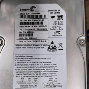 108 FAS2020 硬盘 3.5 7.2K NetApp 750GB 00182 X283B