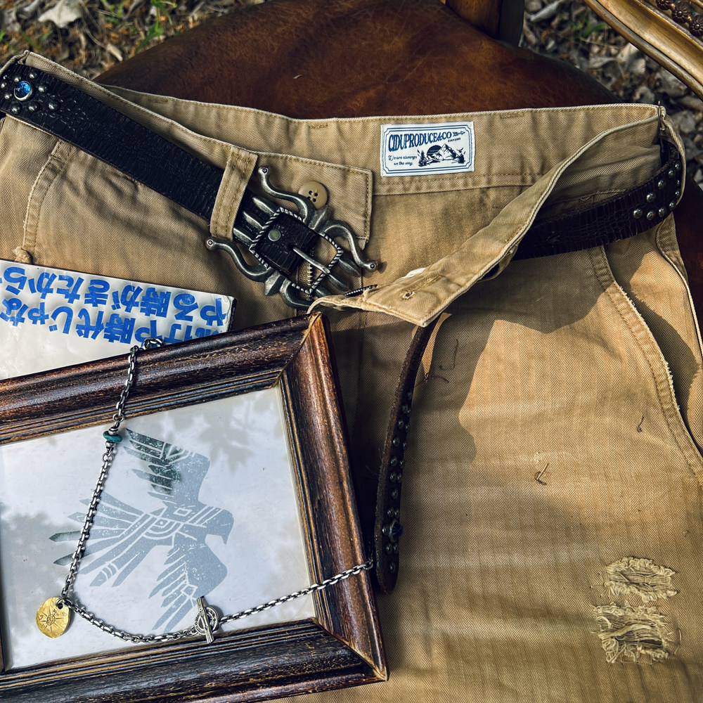 断码清仓！HBT鱼骨纹纯棉水洗做旧工装裤美式复古高腰休闲直筒裤