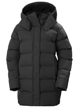 代购Helly Hansen海丽汉森女士羽绒服保暖防风防泼水护颈黑色