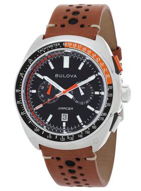 海外代购BULOVA/宝路华男士手表欧美腕表计时码表日历显示