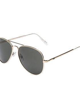 代购VANS男士太阳镜防紫外线抗眩光清晰视野遮光金属框飞行员款