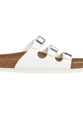 代购Birkenstock女士凉鞋透气轻便柔软鞋床可调节贴合白色