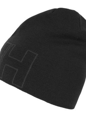 代购Helly Hansen海丽汉森女士帽子保暖弹力黑色冬季户外针织帽